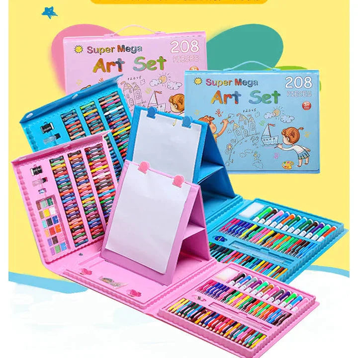 Mega Set de Arte de 208 Piezas Niñas / Niños