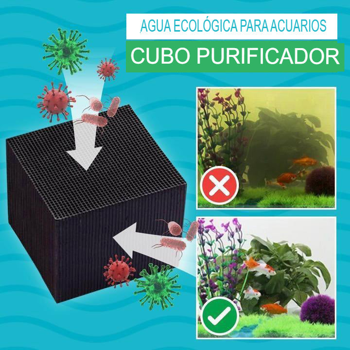 AcquaCristal™ - Cubo purificado de agua