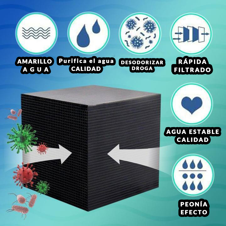 AcquaCristal™ - Cubo purificado de agua